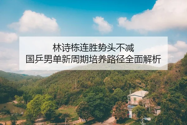 林诗栋连胜势头不减 国乒男单新周期培养路径全面解析